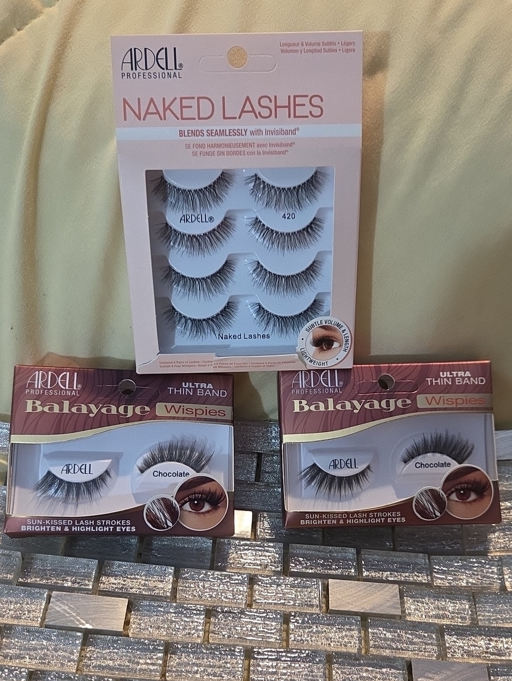 New In Boxes Ardell False Eyelashes 3 Pk